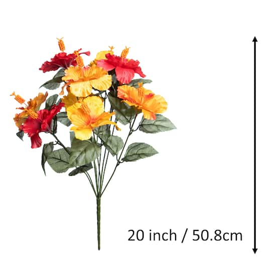 20" Hibiscus Water Resistant Bush by Ashland®